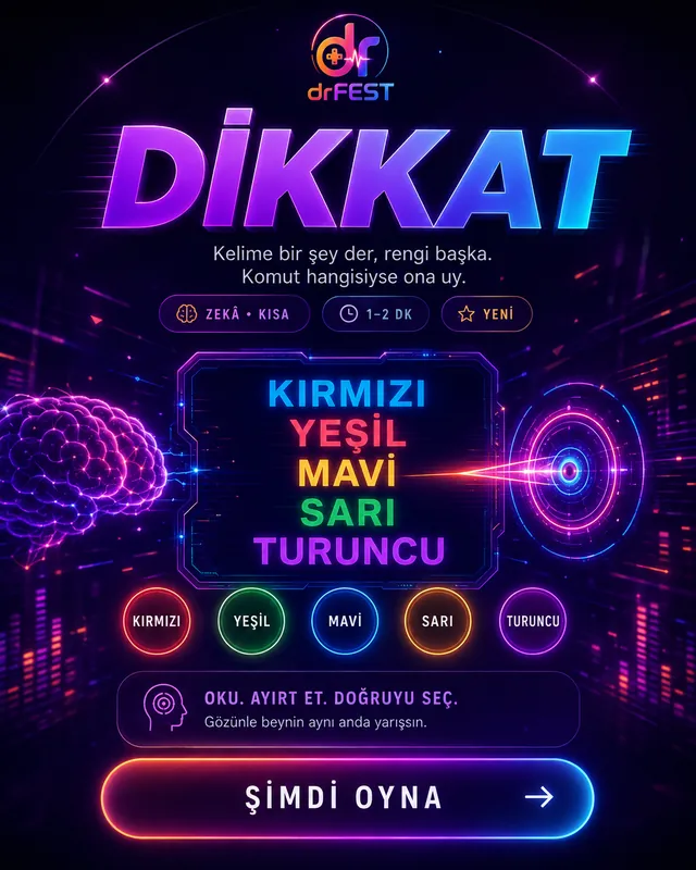 Dikkat oyun görseli