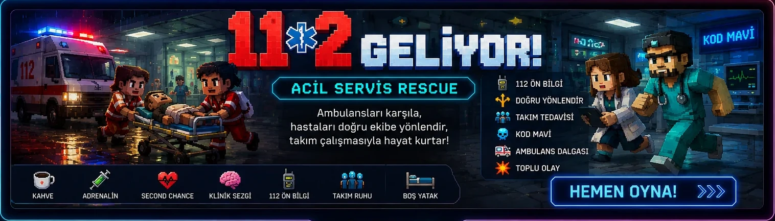 112 Geliyor! özel oyun posteri
