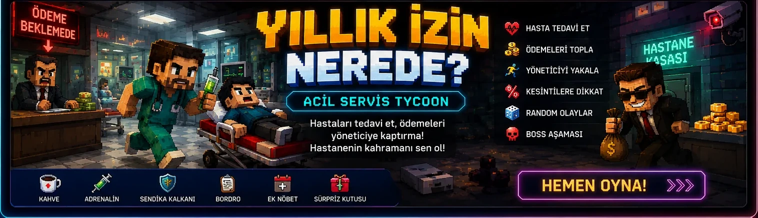 Yıllık İzin Nerede? özel oyun posteri
